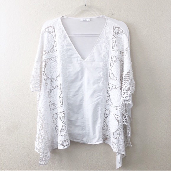 Bailey 44 Tops - Bailey 44 White Lace Crochet Top